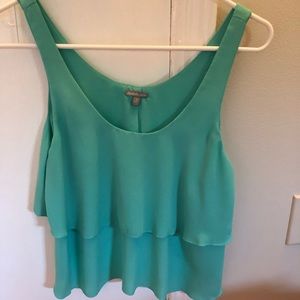 Tank top with open back